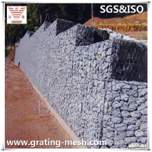 Hot-Dipped Galvanized Hexagonal Gabion Box for Slope Revetment